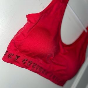 Juicy Couture Red Sports Bra, 2X